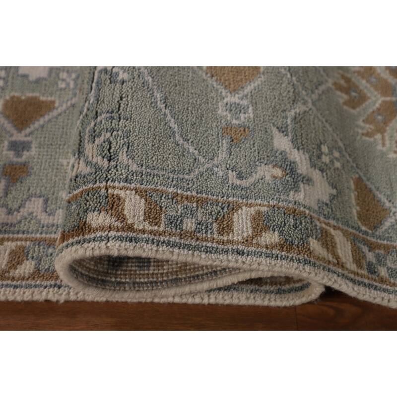 Oushak Square Area Rug Handmade Wool Carpet - 8'2"x 7'9"