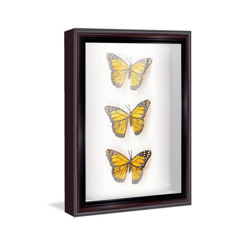 17x21 Shadow Box Frame Brown Cherry | 2.625 Inches Deep Pine Wood