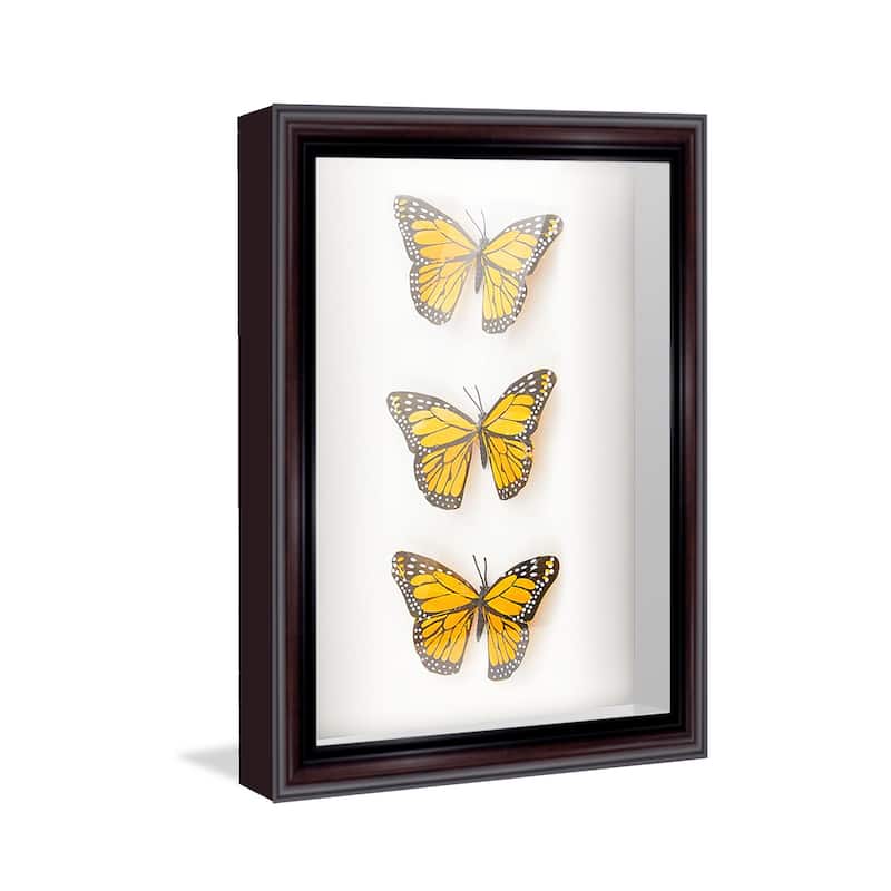 17x24 Shadow Box Frame Brown Cherry | 2.625 Inches Deep Pine Wood