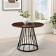 Walker Edison 40-inch Contemporary Round Dining Table - Bed Bath ...