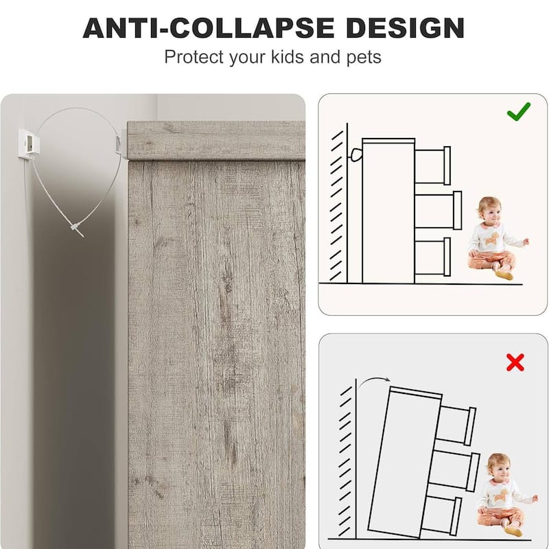 7 Drawer Dresser for Bedroom, Living Room, Nursery