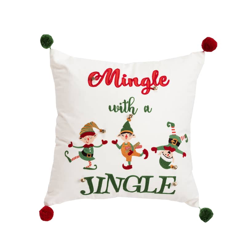 Rizzy Home Mingle with a Jingle Throw Pillow Cover