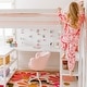 preview thumbnail 13 of 47, Max & Lily Twin-Size High Loft Bed with Wraparound Desk and Shelves