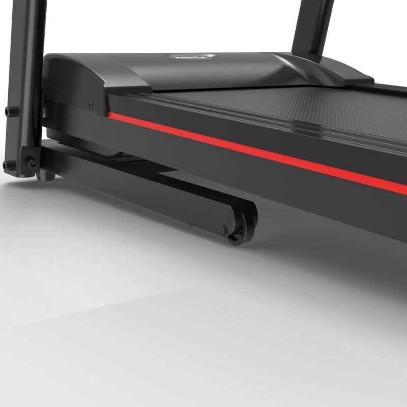 Folding Motorized Treadmill with Manual Incline,MP3 and 5" LCD Display