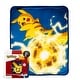 preview thumbnail 8 of 8, Pokemon Electro Shock Silk Touch Sherpa Throw Blanket