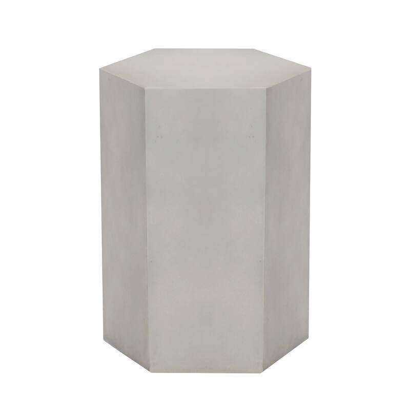 COSIEST MgO Outdoor Hexagonal End Table