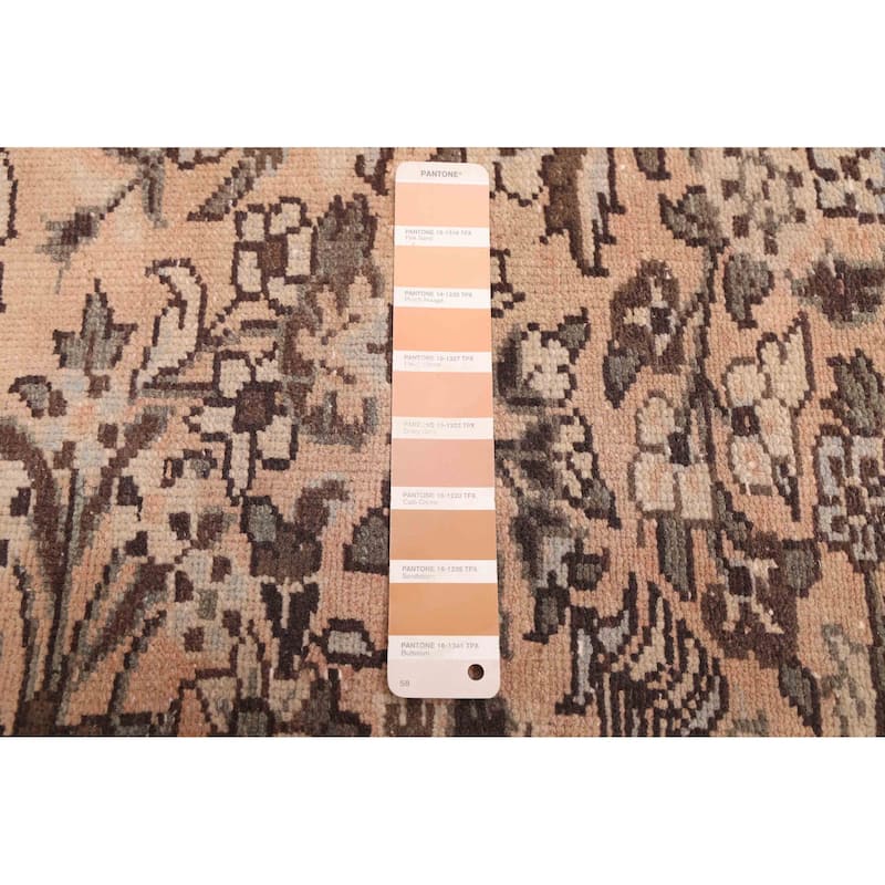 ECARPETGALLERY Hand-knotted Antalya Vintage Copper Wool Rug - 4'2 x 6'8