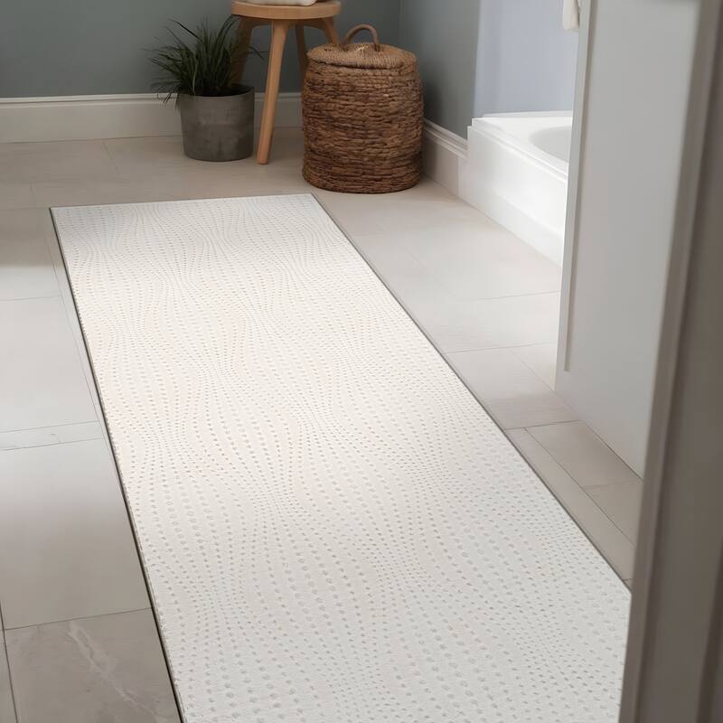 Beverly Rug Serenity Solid Modern Non Slip Soft Indoor Area Rug