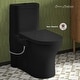 preview thumbnail 2 of 5, Aqua Non-Electric Bidet Toilet Attachment In Glossy Black With Black Knob