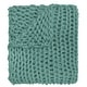preview thumbnail 8 of 42, Donna Sharp Chunky Knit Throw Aqua