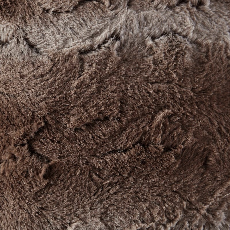 Madison Park Zuri Fax Fur Square Pillow