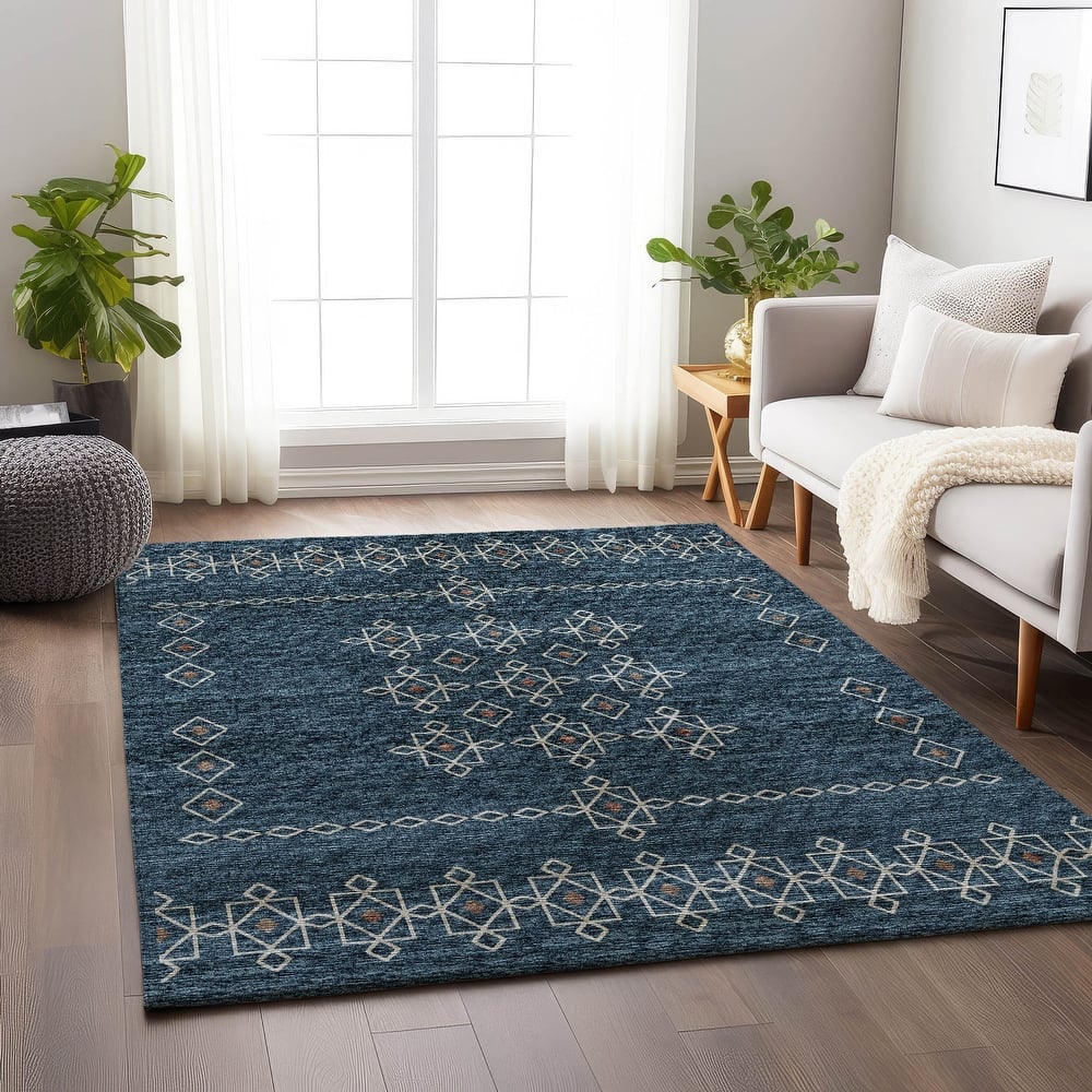 Premium Washable Super Soft Boho Medallion Mayfield Rug
