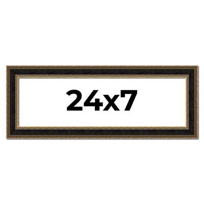 24x7 Frame Gold Antique Vintage Sold Wood Picture Frame | 1.75 Inch