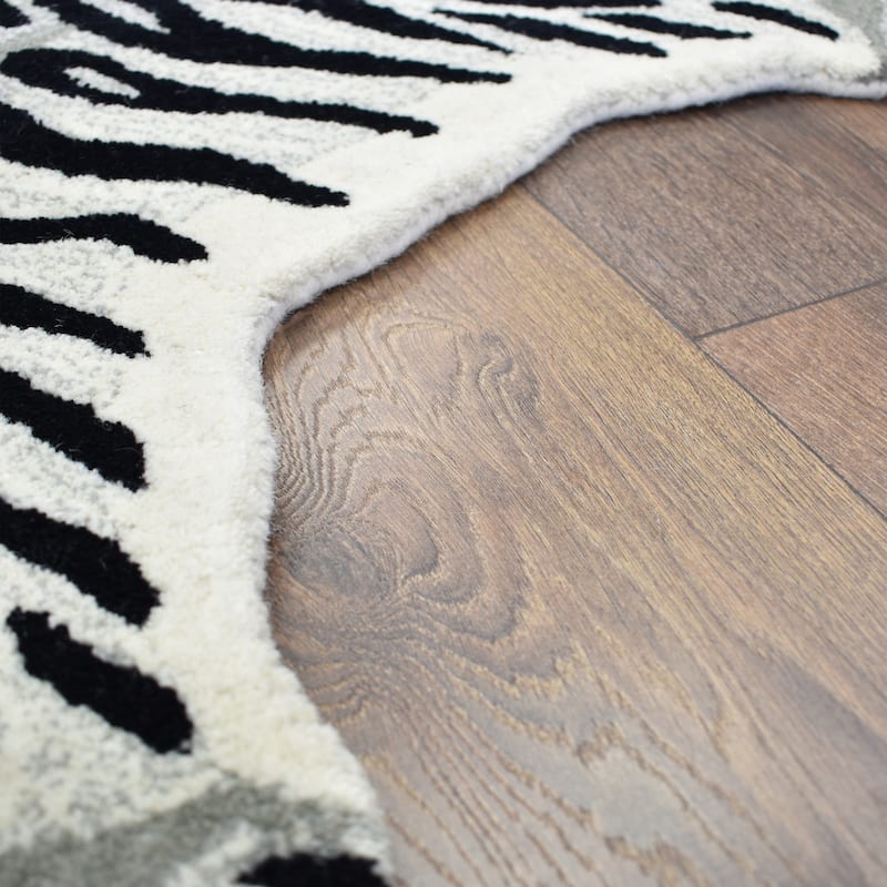 Fabstyles Animal Wool Printed Area Rag Rug Living Room, Hallway