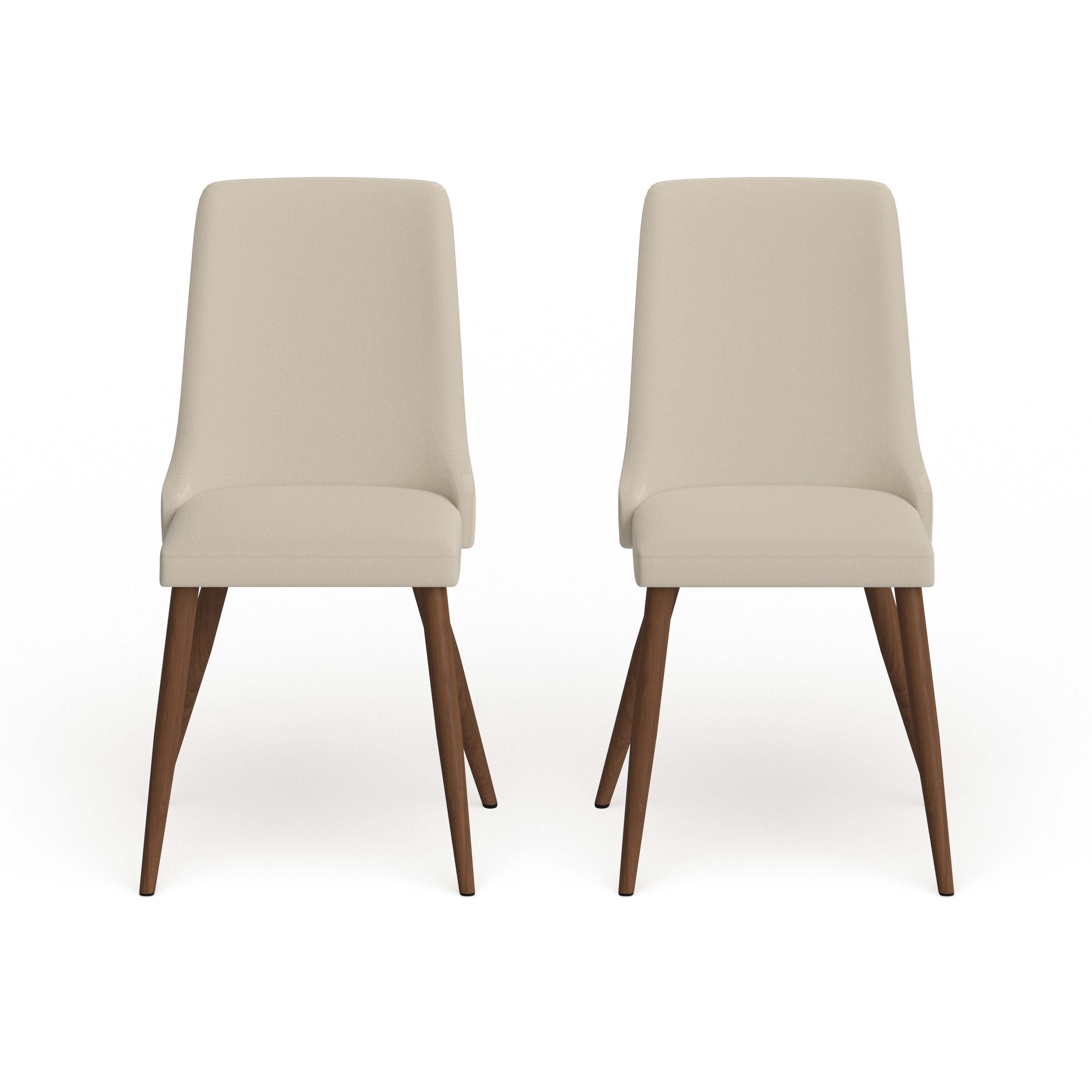 Carson Carrington Kaskinen Mid century Armless Dining Chair Set of 2 On Sale Bed Bath Beyond 20370481