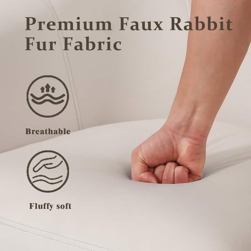 Upholstered Velvet 360° Swivel Accent Arm Chair