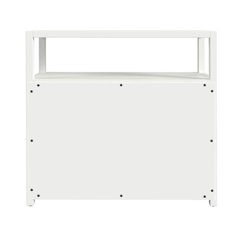 Lark 2-Drawer Wide Nightstand