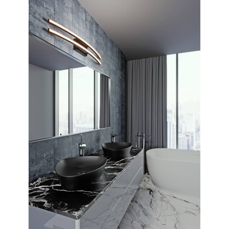AFX Harper 25'' LED Vanity - Black