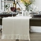preview thumbnail 72 of 73, DII Variegated Taupe Fringe Table Runner 13x72