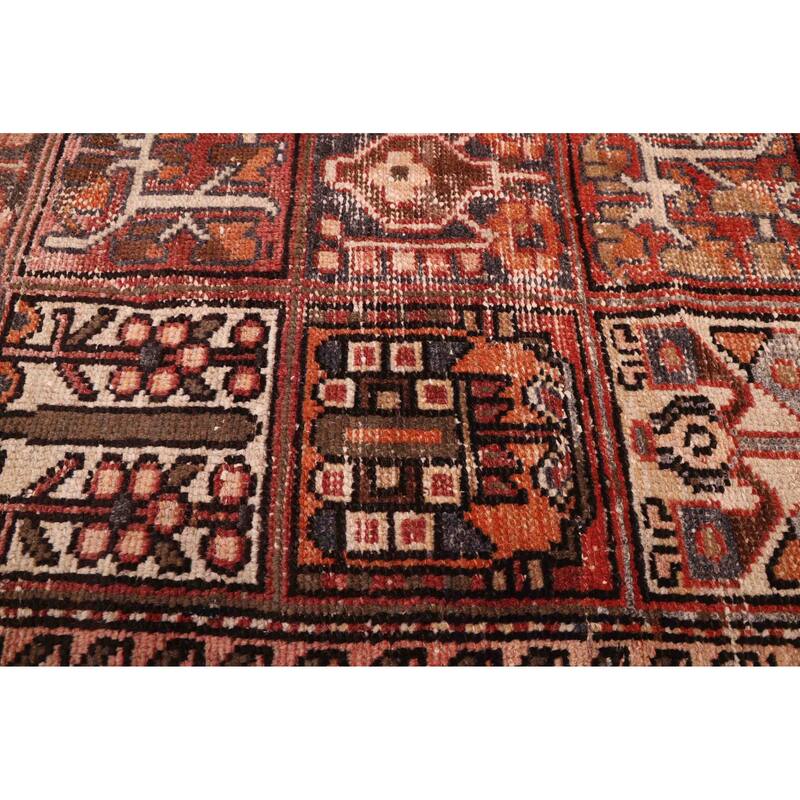 ECARPETGALLERY Hand-knotted Kayseri Vintage Dark Copper Wool Rug - 6'2 x 9'7