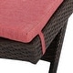preview thumbnail 85 of 187, Salem Outdoor Wicker Adjustable Chaise Lounge with Cushion by Christopher Knight Home