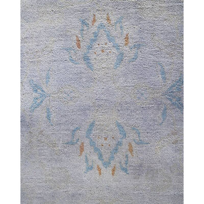 Vibrance, One-of-a-Kind Hand-Knotted Area Rug - Gray, 5' 1" x 7' 9" - 5' 1" x 7' 9"