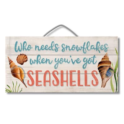 Wood Pallet Hanging Sign-You'Ve Got Seashells