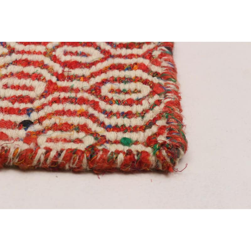 Nevada Red Kilim 5'1" x 7'1" - 5'1 x 7'1