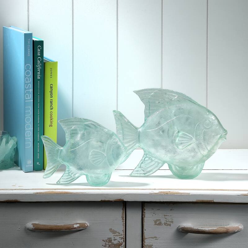 10"" Clear Resin Tropical Fish