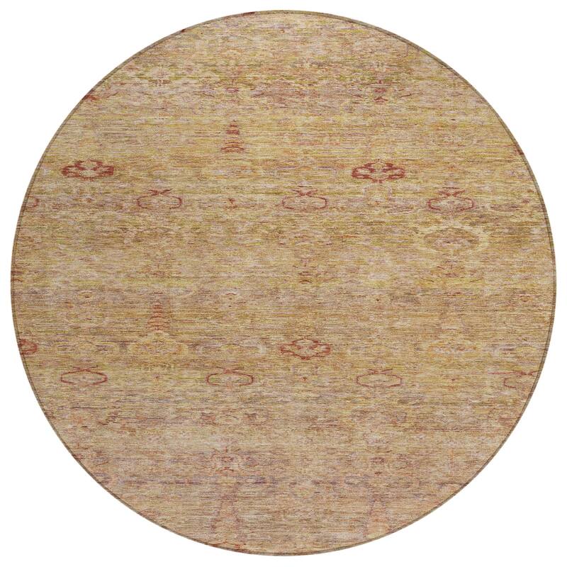 HomeRoots Oriental Traditional Rectangle Outdoor Rug