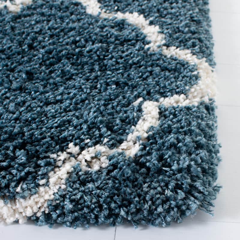 SAFAVIEH Hudson Shag Jeryl Glam Trellis 2-inch Area Rug