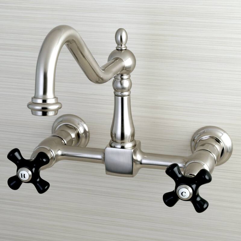 Kingston Brass Duchess 1.8 GPM Wall Mounted Bridge Kitchen Faucet