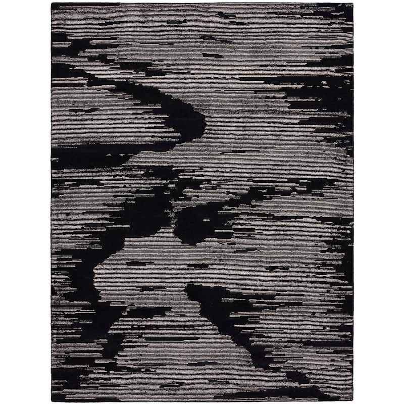 Michael Amini Star Shimmer Abstract Geometric Area Rug