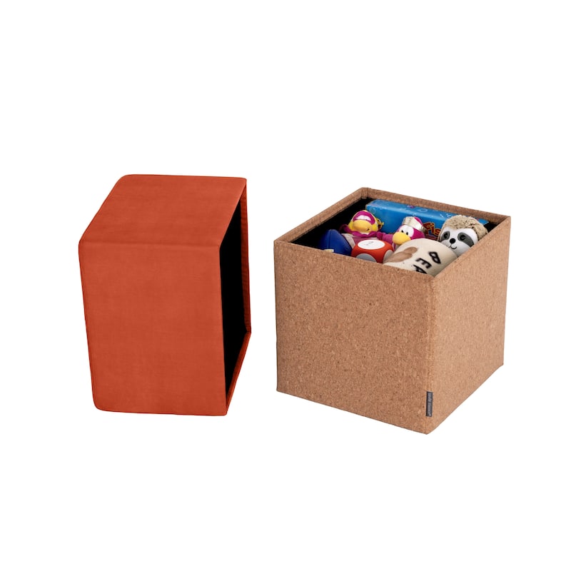 Seville Classics The Vineyard Collection Cork Storage Cube