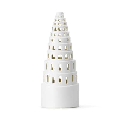 Kähler Urbania Lighthouse High Tower, White - H: 8.9"