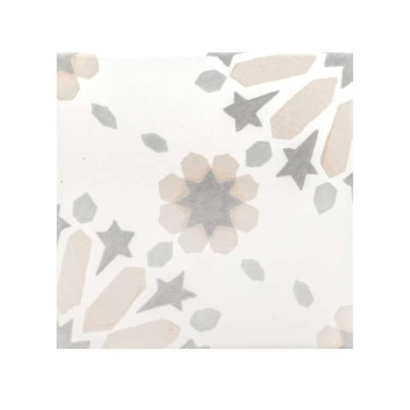 The Tile Life Dahlia 6x6 Matte Porcelain Floor & Wall Tile - Beige - Case of 25 (6.03 Sq. ft.)