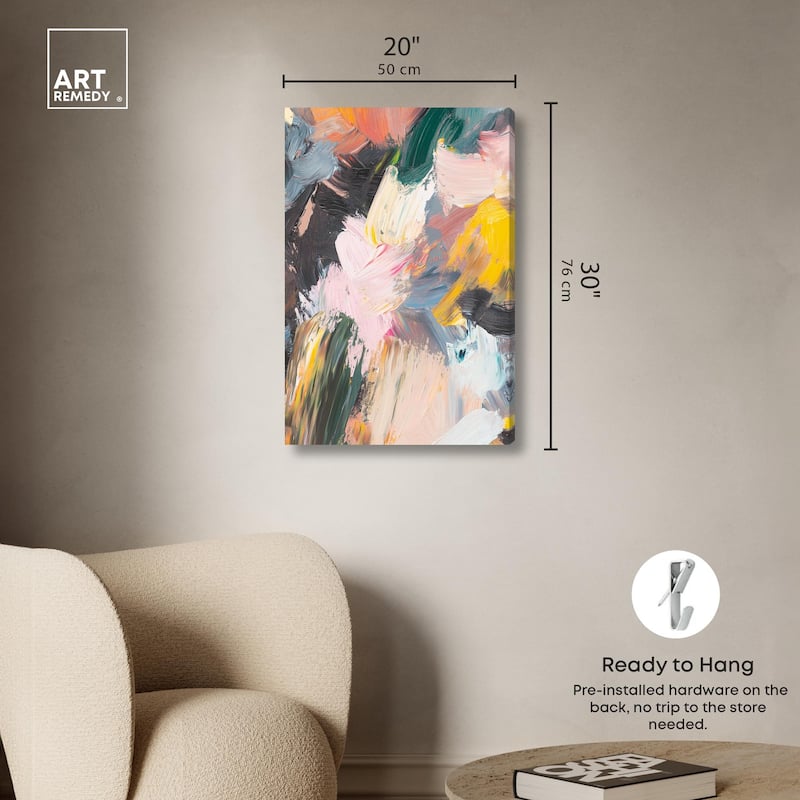 Chromatic Surge II Canvas by Art Remedy, Gallery Wrapped