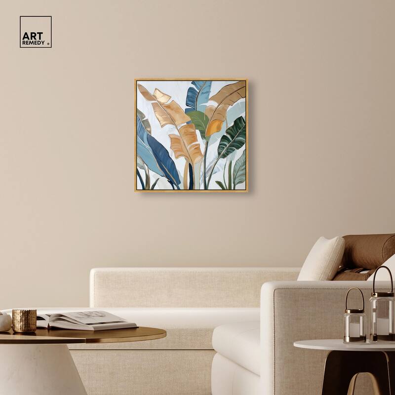 Paradise Fronds I Canvas by Art Remedy