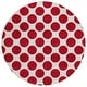 preview thumbnail 113 of 118, Machine Washable Indoor/ Outdoor Polka Dots Chantille Rug