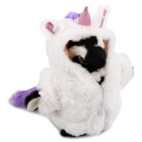 slide 2 of 6, DolliBu African Penguin Unicorn Plush Stuffed Animal Toy with Outfit - 7 inches