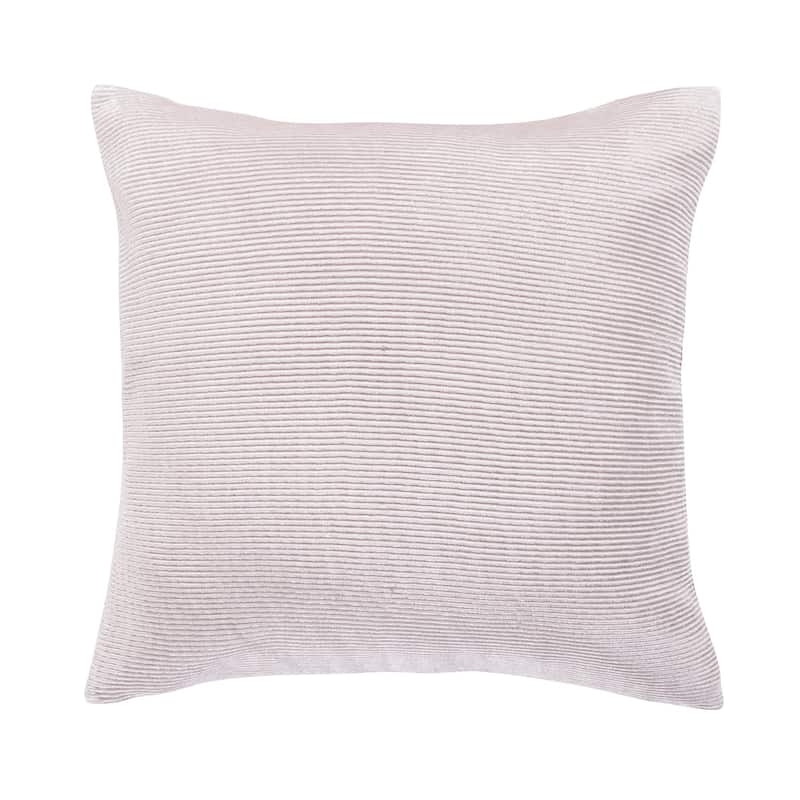 Paseo Road by HiEnd Accents Velvet Pink Throw Pillow, 18"x18"