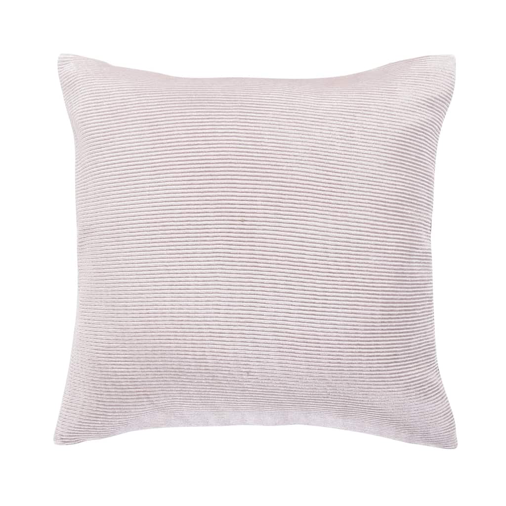 Paseo Road by HiEnd Accents Velvet Pink Throw Pillow, 18"x18"