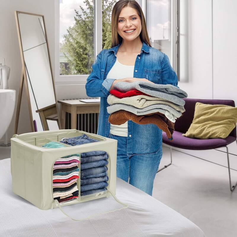 Storage Bins With Window (Single) - 12.62'' H X 19.75'' W X 16'' D