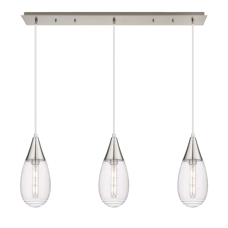 Innovations Lighting Malone - 3 Light 6" Cord Hung Linear Pendant