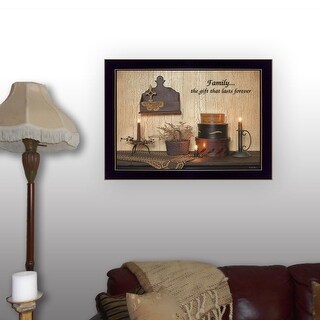 TrendyDecor4U Farmhouse "Forever Family" Framed Print Wall Art by Susie ...