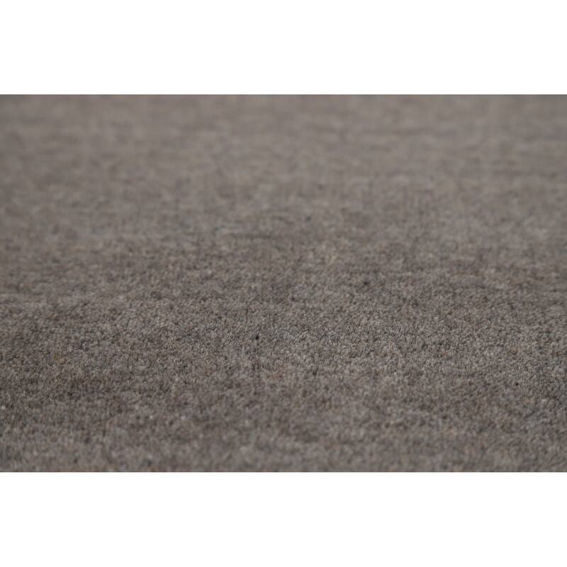 Hand Knotted Oriental 100% Wool Carpet Tribal Tribal Greys & Charcoal Gabbeh Area Rug - 8' 2'' X 5' 1''