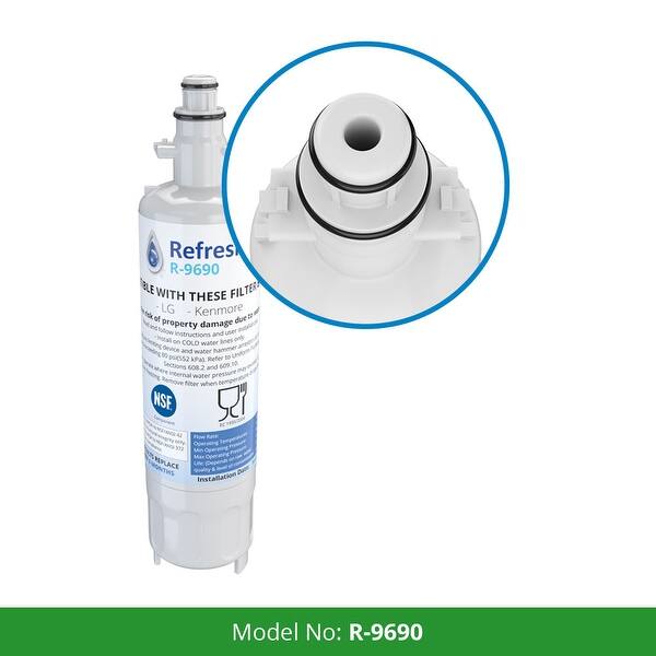 Shop Replacement Water Filter For Lg Lfx29927st Refrigerator Water