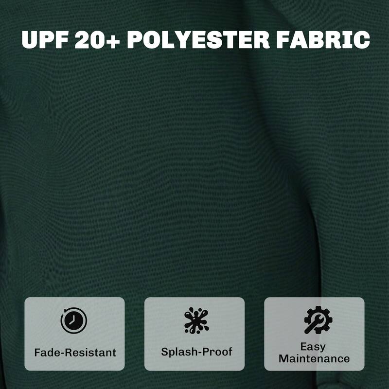 Outsunny Outdoor Adirondack Chair Cushions Set of 2, Tufted High Back Patio Chair Cushions, Adirondack Cushions