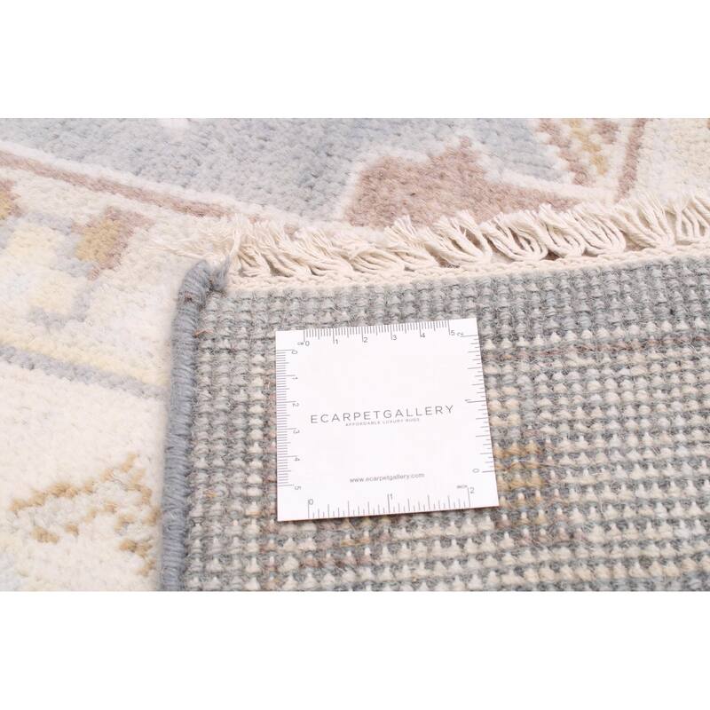 ECARPETGALLERY Hand-knotted Royal Oushak Grey Wool Rug - 8'3 x 9'10