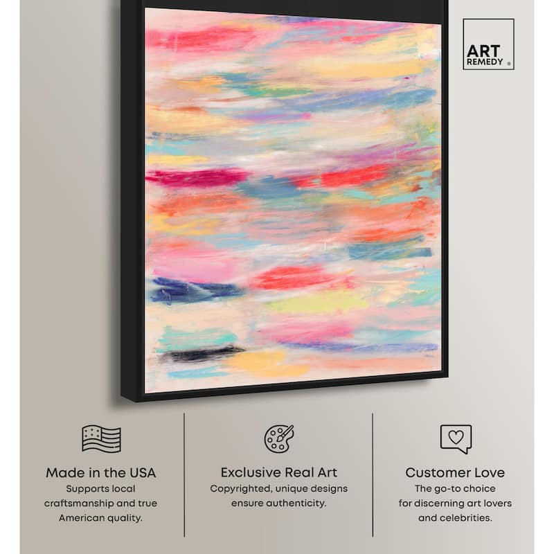 Color Play III Canvas by Art Remedy
